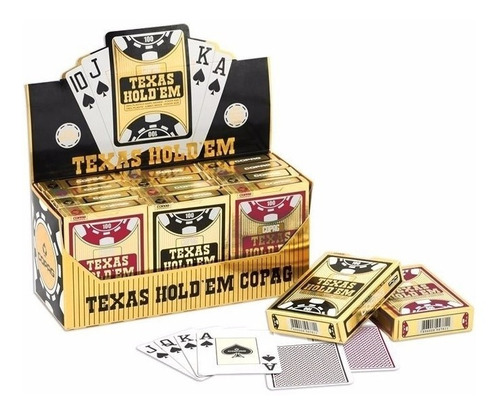 Caixa C12 Baralhos Copag Texas Holdem Proprio Jogos De Poker