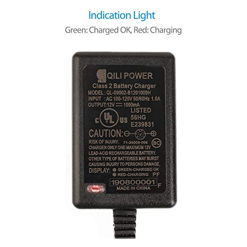 Cargador De Batería De Scooter De 12v 1a Razor E90, Po...