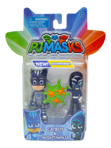 Figuras Catboy & Night Ninja Pj Masks One
