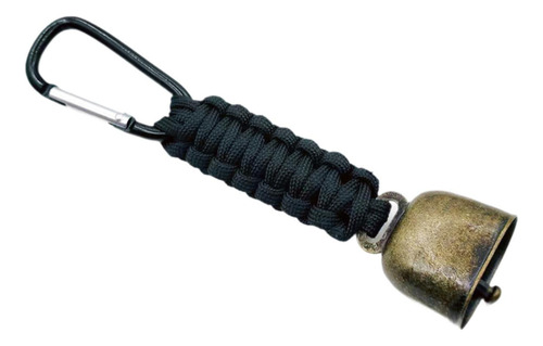 Campana De Oso Protectora De Metal Colgante, Negro