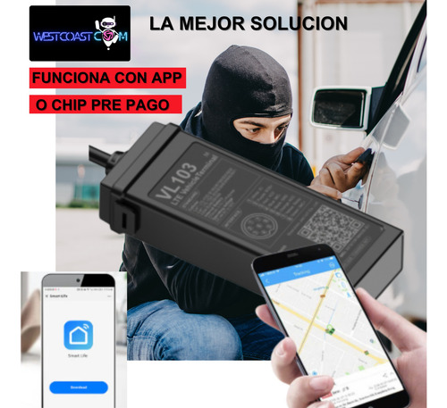 Rastreador Gps Auto Moto Camion Localizador Corte De Energia