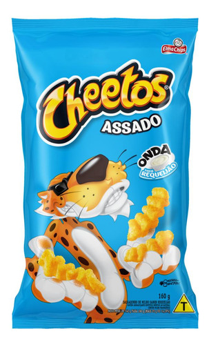 Salgadinho De Milho Onda Requeijão Cheetos Elma Chips 160g