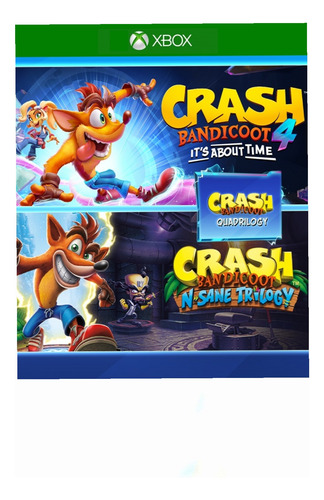 Crash Bandicoot Cuadrilogy Xbox One Digital Codigo