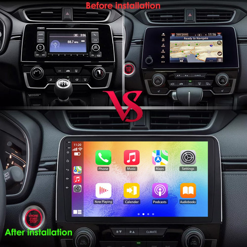 Estéreo Para Honda Crv 2017-2021 Android 4+64g Carplay Gps Honda Crv 2017-2021