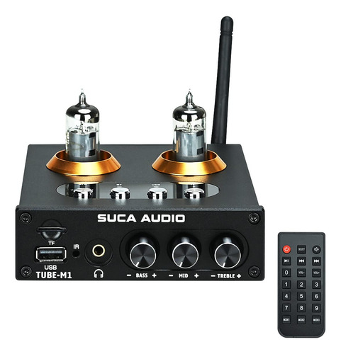 Suca Audio Preamplificador Tubo Vacio Bluetooth 5.0 Control