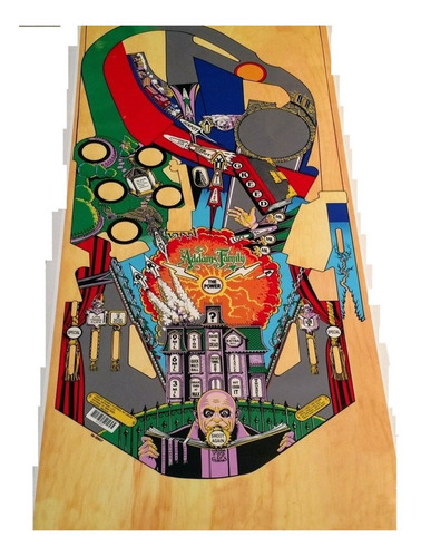 Imagen 3 de 3 de Bally Addams Family Pinball Machine Vinilo Para Playfield