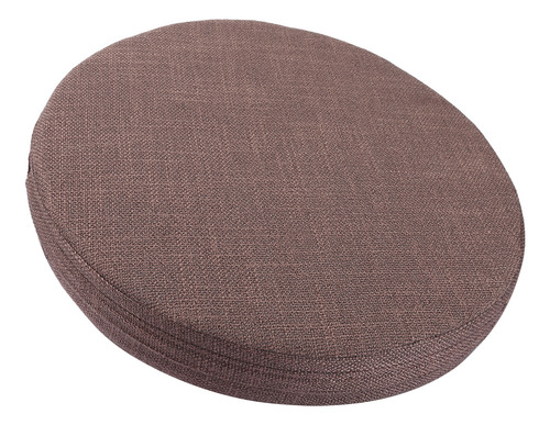 Cojín De Asiento Grueso De Lino Redondo Para Tatami Y Balcón