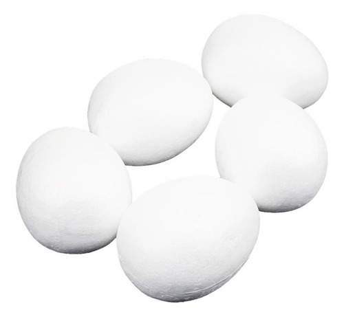S Huevo De Bola De Espuma Decorativa 5 Piezas 10cm