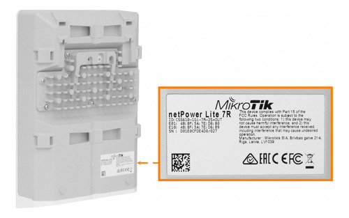 Mikrotik 8-1000(7poe-in) 2-sfp+10g Swos Req12-57v Css610-1gi