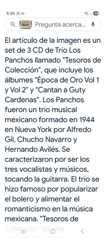 Los Panchos, Tesoros De Coleccion 2 Discos (usado) Estándar (Usado)