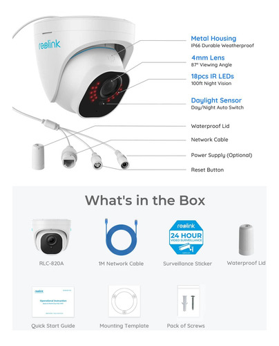 Camaras Al Aire Libre De Reolink 4k Para La Seguridad En El