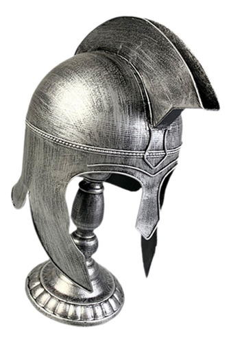 Casco Romano - Accesorio De Disfraz Medieval Para Plata