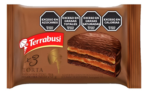 Alfajor Terrabusi Triple Torta Dulce Leche 70gr