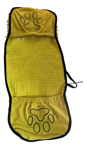 Albornoz Para Perros, Toalla De Secado Portátil De Amarillo