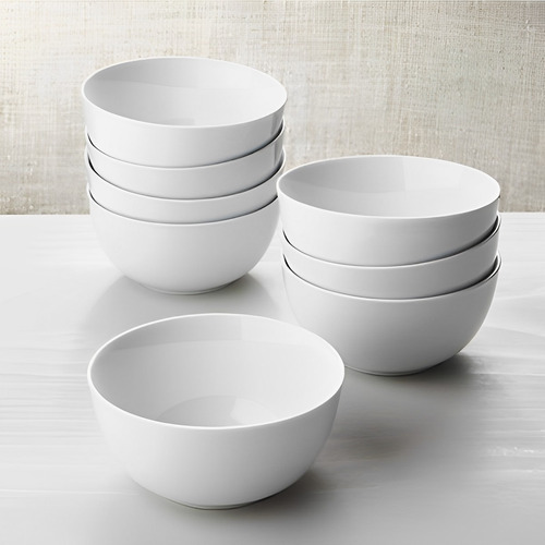 Tigela Cumbuca Bowl Melamina 300ml Caldo Sopa Sorvete 12un