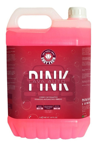  Shampoo Pink Automotivo Concentrado 1:200 5lt Easytech