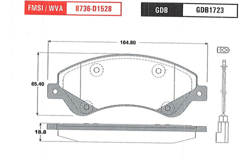 Balatas Trw Del. Ford Transit 2007 A 2014 Con Sensor Izq Der