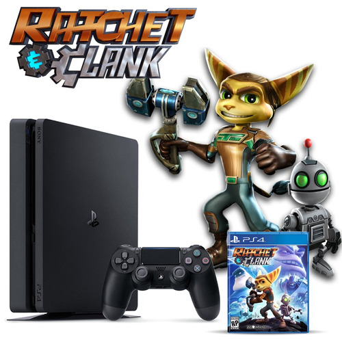 Playstation 4 Slim 1 Tb + Ratchet & Clank Macrotec