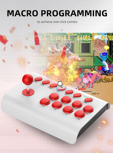 Joystick Tablero Arcade Fightstick Para Ps4, Pc, Android Ios