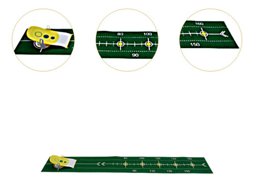 Estera De Golf, Entrenador De Putt De Golf, Ayuda Para El
