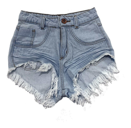 Shorts Jeans Feminino Customizado Hot Pants Manchado St014