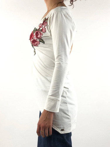 Playera Sin Marca Color Gris Talla M (Usado)