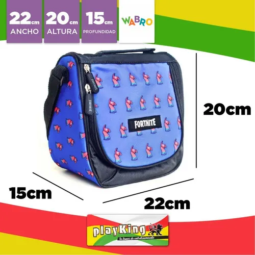 Lunchera Fortnite Llama Wabro - Playking Color Azul