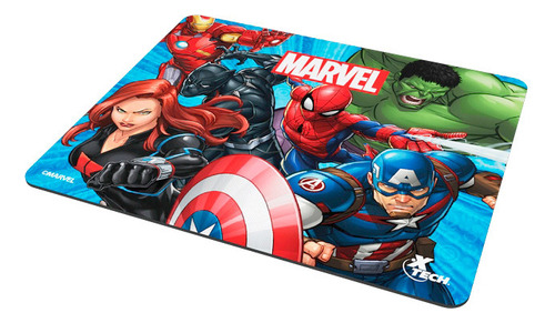 Xtech Mousepad Edición Marvel Avengers 22x18cm - Xta-m100av Color Colores