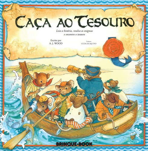 Livro Caça Ao Tesouro - Leia, Jogue, Resolva Os Engmas