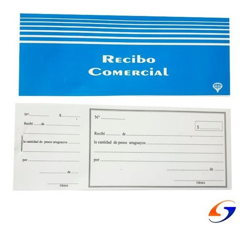 Recibos Comerciales Grandes Sp Pack X10 Serviciopapelero