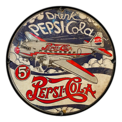 #129 - Cuadro Decorativo Vintage Retro / Pepsi Cola 