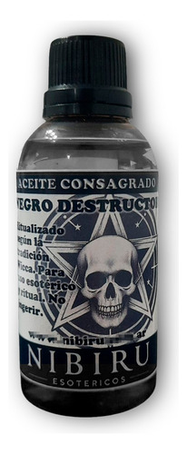Aceite Negro Destructor - Alta Magia Negra - Maleficios Daño