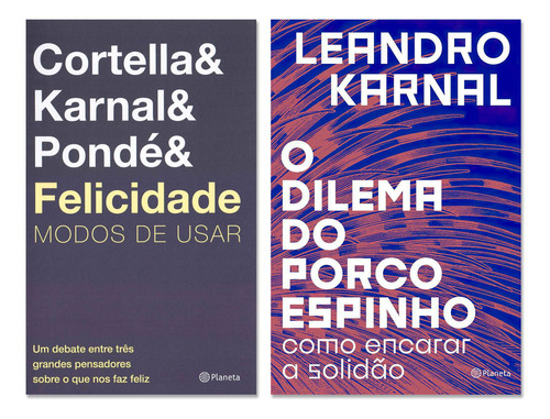 Kit Filosofia Psicologia Felicidade + Dilema Porco-espinho