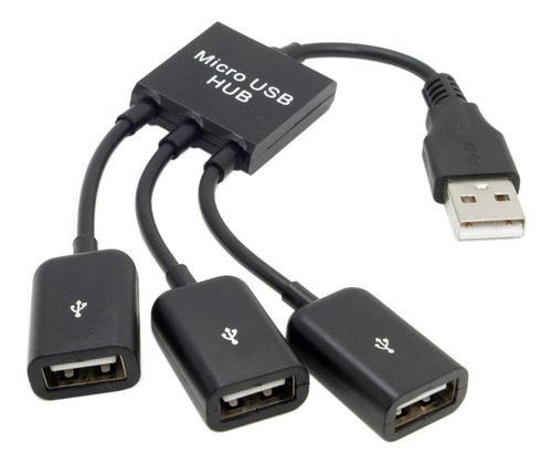 Cable Multiple De Expansion De Hub Usb 2.0 A 3 Puertos Jser