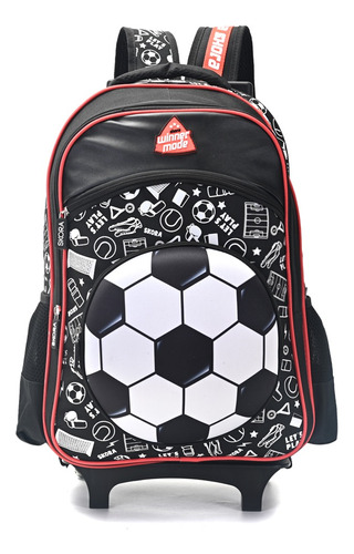 Mochila Carro Futbol Pelota Roja Termoformada Skora Letsplay