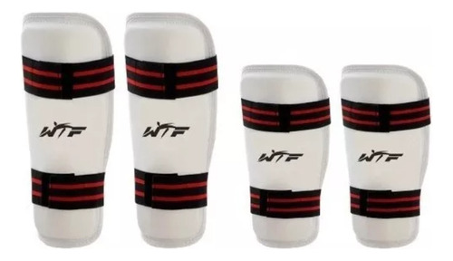 Canilleras Antebraceras Set X4 Artes Marciales Taekwondo