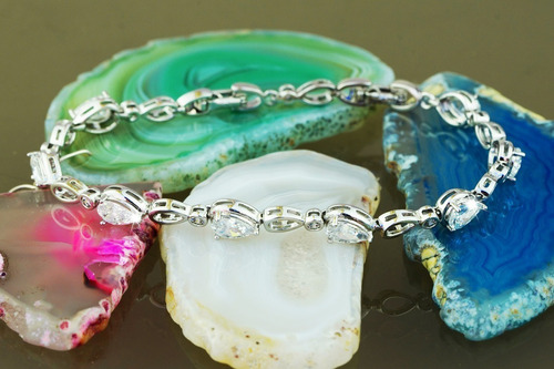 Imagen 4 de 8 de Pulsera Brazalete Esclava Oro 18k Joyería Mujer Estilo Mama