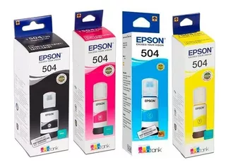 4 Pack Epson 504 L4260 L6270 L6191 L6171 L6161 L4150 L4160