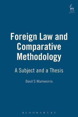 Libro Foreign Law And Comparative Methodology - Sir Basil...