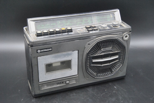 Antiguo Radio Grabador Hitachi Vintage Viejo Funcionando