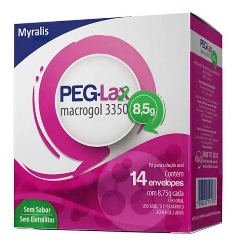 Peg-lax envelope 8,5g caixa 14 envelopes sem sabor