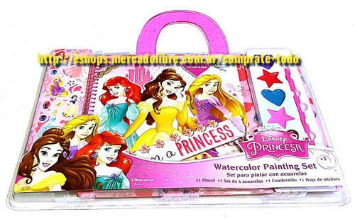 Pinta Con Acuarelas De Disney Princesas