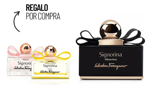 Kit Perfume Mujer Salvatore Ferragamo Signorina Misteriosa E