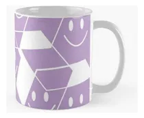 Comprar Taza La Sonrisa Violeta Claro Tiene Un Gráfico Sonriente Fel