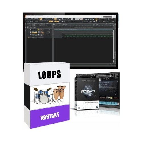 Loop De Bateria E Percussão Arrocha Wav Kontakt