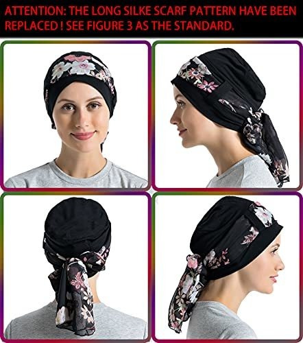 Imagen 5 de 7 de Gorro De Algodon Gorros De Quimio Con Forro De Algodón De
