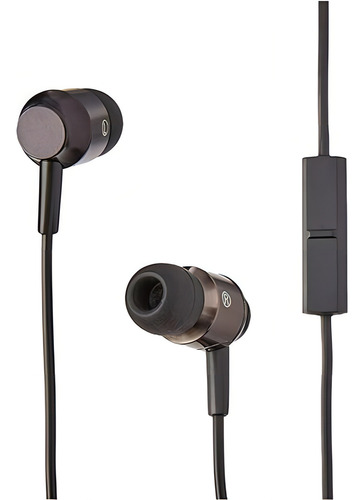 Fones de ouvido com fio Panasonic Hd Quality Mod RP-HDE3Me-K, cor preta