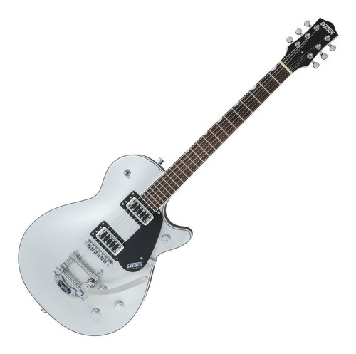 Imagen 3 de 8 de Guitarra eléctrica Gretsch Electromatic G5230T Jet FT de caoba airline silver brillante con diapasón de nogal negro