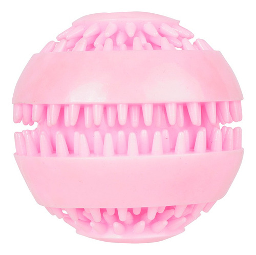 Miniso Pelota Para Mascota Plástico Rosa 11x8.5 Cm