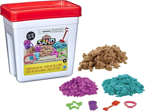 Play Doh Cubo De Arena Y Accesorios Slime Textura / Diverti 